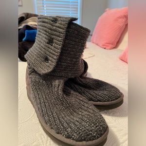 Ugg Gray Classic Cardy boots (size 9)